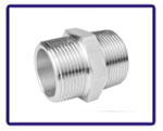 ASTM A182 F51 UNS S31803 Duplex Steel Forged Fittings   Hexagon Nipples in our stockyard