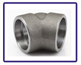 ASTM A182 F51 UNS S31803 Duplex Steel Forged Fittings   Socket Weld 1D Elbow in our stockyard