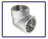 ASTM B 366 Hastelloy C22 Threaded Fittings Socket Weld 3D Elbow in our stockyard