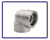 ASTM B366 Incoloy 800HT Socket Weld Fittings Socket Weld 90° Elbow in our stockyard