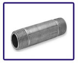 ASTM A182 Grade 321H Stainless Steel Forged Fittings  Threaded Pipe Nipple in our stockyard